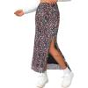 imageAvanova Womens Mesh Slit Split Long Skirts High Waisted Sexy Summer Maxi SkirtsMulti Floral