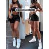 imageScrunch Butt Gym Shorts High Waisted Workout Biker Shorts Running Athletic Booty Shorts for Women Black2 Black