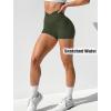 imageScrunch Butt Gym Shorts High Waisted Workout Biker Shorts Running Athletic Booty Shorts for Women Black2 Olive Green
