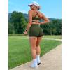 imageScrunch Butt Gym Shorts High Waisted Workout Biker Shorts Running Athletic Booty Shorts for Women Black2 Olive Green