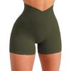 imageScrunch Butt Gym Shorts High Waisted Workout Biker Shorts Running Athletic Booty Shorts for Women Black2 Olive Green