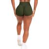 imageScrunch Butt Gym Shorts High Waisted Workout Biker Shorts Running Athletic Booty Shorts for Women Black2 Olive Green