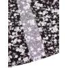 imageAvanova Women Boho Floral Slit Maxi Skirt Split Thigh High Waisted Long Sexy SkirtBlack B