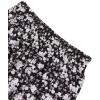 imageAvanova Women Boho Floral Slit Maxi Skirt Split Thigh High Waisted Long Sexy SkirtBlack B