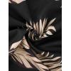 imageAvanova Women Boho Floral Slit Maxi Skirt Split Thigh High Waisted Long Sexy SkirtBlack Brown