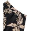 imageAvanova Women Boho Floral Slit Maxi Skirt Split Thigh High Waisted Long Sexy SkirtBlack Brown