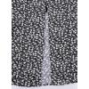 imageAvanova Women Boho Floral Slit Maxi Skirt Split Thigh High Waisted Long Sexy SkirtBlack C