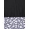 imageAvanova Women Boho Floral Slit Maxi Skirt Split Thigh High Waisted Long Sexy SkirtBlack C