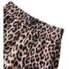imageAvanova Women Boho Floral Slit Maxi Skirt Split Thigh High Waisted Long Sexy SkirtDark Brown Leopard