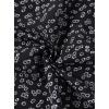 imageAvanova Women Boho Floral Slit Maxi Skirt Split Thigh High Waisted Long Sexy SkirtFloral Black