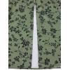 imageAvanova Women Boho Floral Slit Maxi Skirt Split Thigh High Waisted Long Sexy SkirtGreen Floral