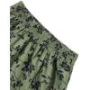 imageAvanova Women Boho Floral Slit Maxi Skirt Split Thigh High Waisted Long Sexy SkirtGreen Floral