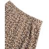 imageAvanova Women Boho Floral Slit Maxi Skirt Split Thigh High Waisted Long Sexy SkirtKhaki