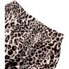 imageAvanova Women Boho Floral Slit Maxi Skirt Split Thigh High Waisted Long Sexy SkirtKhaki Leopard
