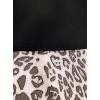 imageAvanova Women Boho Floral Slit Maxi Skirt Split Thigh High Waisted Long Sexy SkirtKhaki Leopard