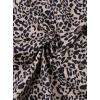 imageAvanova Women Boho Floral Slit Maxi Skirt Split Thigh High Waisted Long Sexy SkirtLeopard Brown