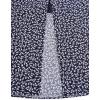 imageAvanova Women Boho Floral Slit Maxi Skirt Split Thigh High Waisted Long Sexy SkirtNavy