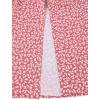imageAvanova Women Boho Floral Slit Maxi Skirt Split Thigh High Waisted Long Sexy SkirtRed Floral