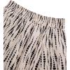 imageAvanova Women Boho Floral Slit Maxi Skirt Split Thigh High Waisted Long Sexy SkirtStripe Apricot