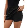 imageAvanova Women Drawstring Sweat Skirt Mini Skort Elastic High Waisted Short SkirtBlack P