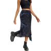 imageAvanova Women Mesh Asymmetrical Mermaid Midi Skirt High Waist Fishtail Long SkirtBlack Blue