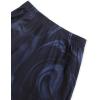 imageAvanova Women Mesh Asymmetrical Mermaid Midi Skirt High Waist Fishtail Long SkirtBlack Blue