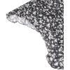 imageAvanova Women Mesh Asymmetrical Mermaid Midi Skirt High Waist Fishtail Long SkirtFloral Black C