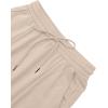 imageAvanova Women Slit Midi Skirt High Waisted Split Summer Casual Drawstring Pockets Sweat SkirtBeige