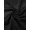 imageAvanova Women Slit Midi Skirt High Waisted Split Summer Casual Drawstring Pockets Sweat SkirtBlack