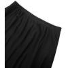 imageAvanova Women Slit Midi Skirt High Waisted Split Summer Casual Drawstring Pockets Sweat SkirtBlack Mesh