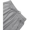 imageAvanova Women Slit Midi Skirt High Waisted Split Summer Casual Drawstring Pockets Sweat SkirtGrey