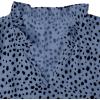 imageAvanova Women Leopard Print Ruffle V Neck Top 34 Long Sleeves Work Business Blouses ShirtBlue