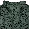 imageAvanova Women Leopard Print Ruffle V Neck Top 34 Long Sleeves Work Business Blouses ShirtGreen