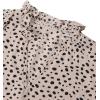 imageAvanova Women Leopard Print Ruffle V Neck Top 34 Long Sleeves Work Business Blouses ShirtKhaki