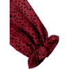 imageAvanova Women Leopard Print Ruffle V Neck Top 34 Long Sleeves Work Business Blouses ShirtRed