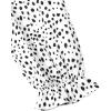 imageAvanova Women Leopard Print Ruffle V Neck Top 34 Long Sleeves Work Business Blouses ShirtWhite