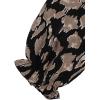imageAvanova Women Polka Dot Long Sleeve Blouse Shirts Work Mock Neck Ruffle TopAllover Black