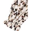 imageAvanova Women Polka Dot Long Sleeve Blouse Shirts Work Mock Neck Ruffle TopBeige Dots