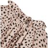 imageAvanova Women Polka Dot Long Sleeve Blouse Shirts Work Mock Neck Ruffle TopBeigeBlack