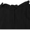 imageAvanova Women Polka Dot Long Sleeve Blouse Shirts Work Mock Neck Ruffle TopBlack