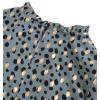 imageAvanova Women Polka Dot Long Sleeve Blouse Shirts Work Mock Neck Ruffle TopLeopard Green Gold