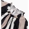 imageAvanova Women Polka Dot Long Sleeve Blouse Shirts Work Mock Neck Ruffle TopMuti Striped