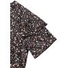 imageAvanova Women Print Ruffle Flutter Blouse Short Sleeve Work Business Top ShirtBlack Floral