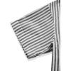 imageAvanova Women Striped Button Down Short Sleeve Shirts Cropped Blouse Loose Business Work TopsBlack Striped