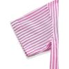 imageAvanova Women Striped Button Down Short Sleeve Shirts Cropped Blouse Loose Business Work TopsPink