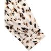 imageAvanova Women Tie Neck Bishop Long Sleeve Shirts Casual Work Blouses TopsBeige Dots