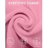 imageTapata Womens Office Work Pencil Skirt Stretch High Waist Below Knee Bodycon for Business CasualPink