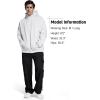 imageTapata Mens Fleece Lined Corduroy Cargo Pants RegularLongTall Heavyweight Baggy Sweatpants Casual Elastic Waist SlacksBlack
