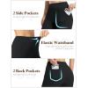 imageTapata Petite Womens Wide Leg Yoga Pants 2628 High Waist Stretch Loose Lounge Sweatpants Dress Work Casual with PocketsBlack