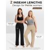 imageTapata Petite Womens Wide Leg Yoga Pants 2628 High Waist Stretch Loose Lounge Sweatpants Dress Work Casual with PocketsDark Grey
